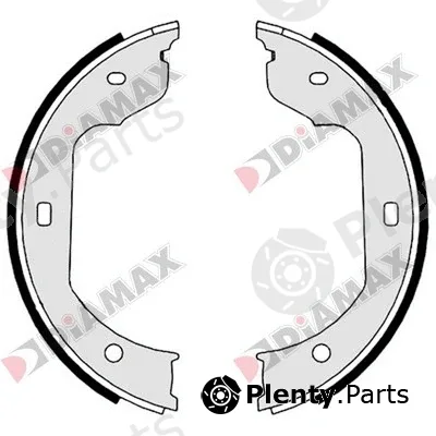 Diamax N01348 — Brake Shoe Set, parking brake