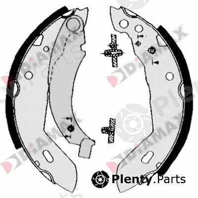 Diamax N01005 — Brake Shoe Set