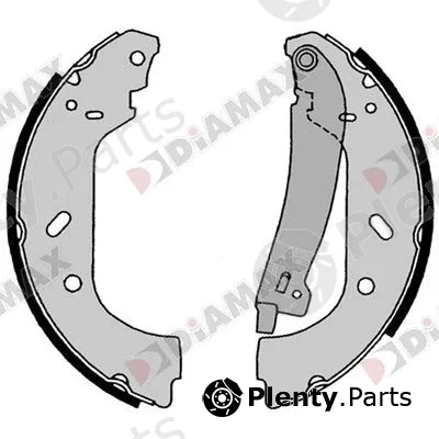 Diamax N01126 — Brake Shoe Set