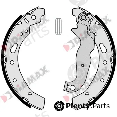 Diamax N01358 — Brake Shoe Set