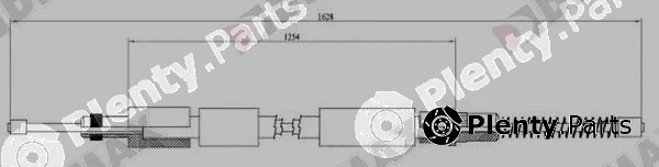 Diamax AA3001 — Cable Pull, parking brake