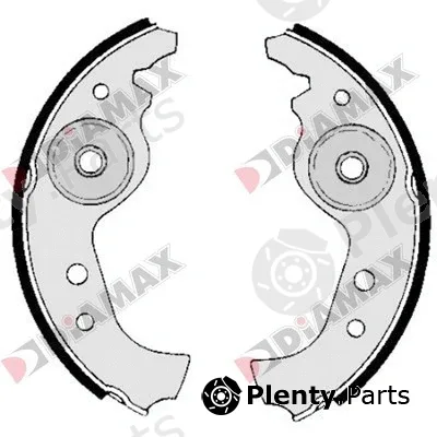 Diamax N01149 — Brake Shoe Set