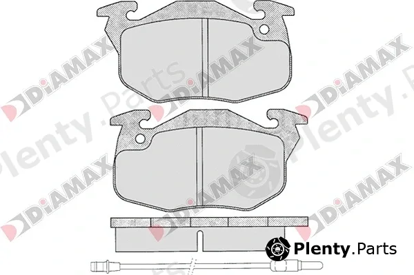Diamax N09002 — Brake Pad Set, disc brake