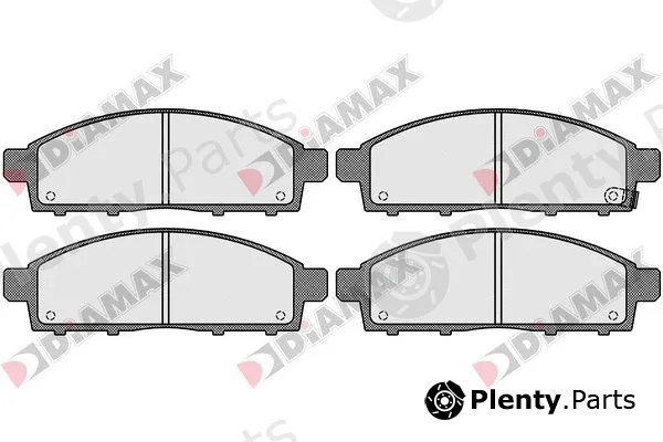 Diamax N09129 — Brake Pad Set, disc brake