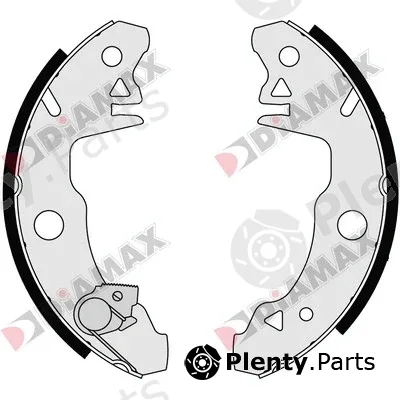 Diamax N01074 — Brake Shoe Set