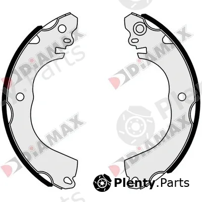Diamax N01379 — Brake Shoe Set