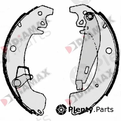 Diamax N01061 — Brake Shoe Set