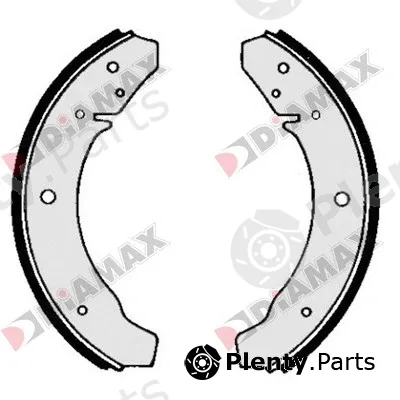 Diamax N01200 — Brake Shoe Set