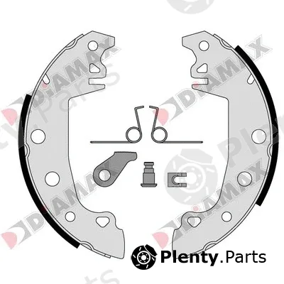 Diamax N01065 — Brake Shoe Set