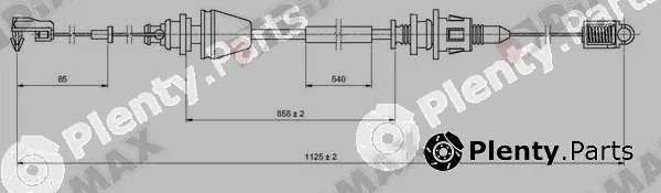 Diamax AA2003 — Accelerator Cable