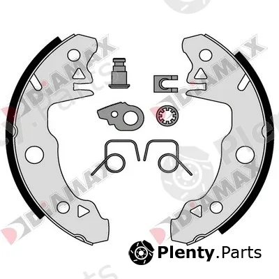 Diamax N01139 — Brake Shoe Set