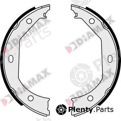 Diamax N01309 — Brake Shoe Set, parking brake