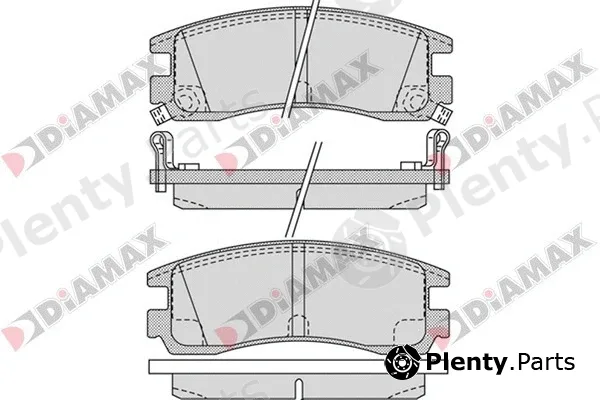 Diamax N09297 — Brake Pad Set, disc brake