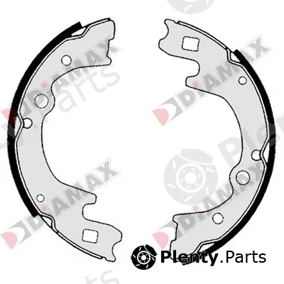 Diamax N01321 — Brake Shoe Set