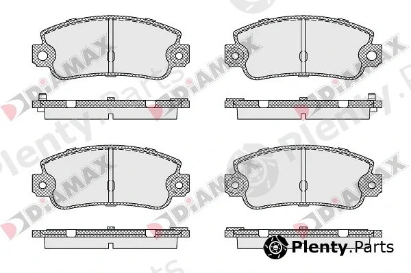 Diamax N09048 — Brake Pad Set, disc brake