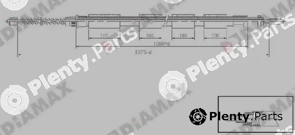Diamax AA3017 — Cable Pull, parking brake