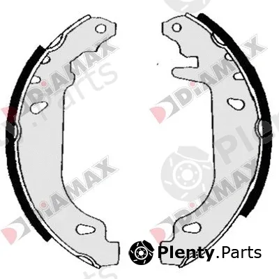 Diamax N01003 — Brake Shoe Set