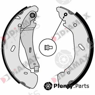 Diamax N01297 — Brake Shoe Set