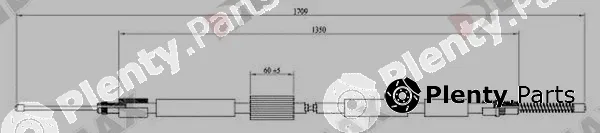 Diamax AA3008 — Cable Pull, parking brake