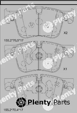 NPS P360A11 — Brake Pad Set, disc brake