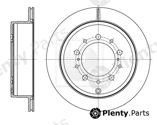 NPS T331A53 — Brake Disc