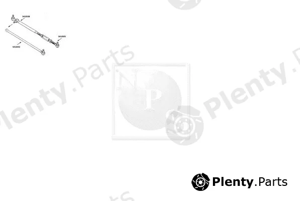 NPS S410I05 — Angled Ball Joint, steering drag link