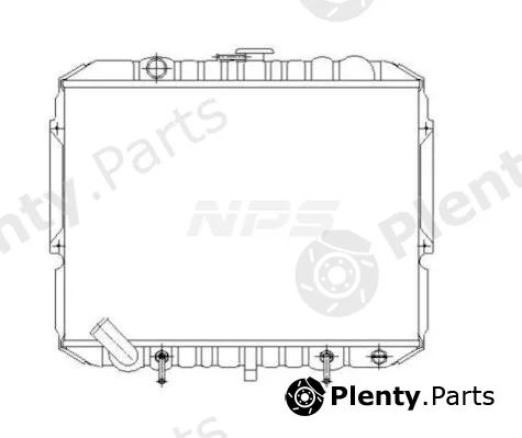 NPS H156I37 — Radiator, engine cooling