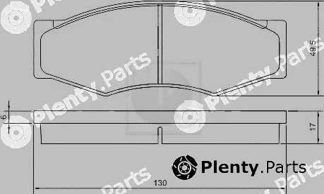 NPS N360N11 — Brake Pad Set, disc brake