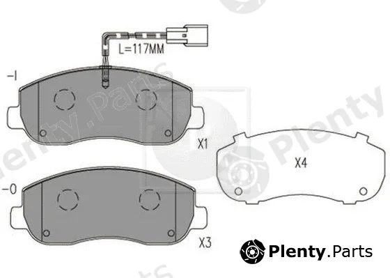 NPS N360N103 — Brake Pad Set, disc brake