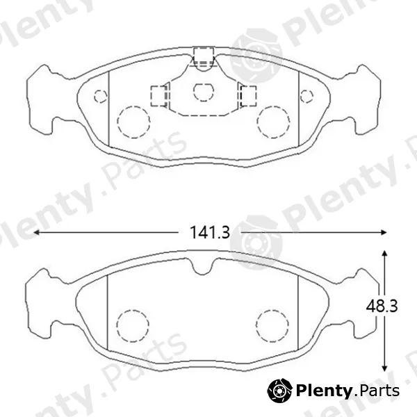 CTR GK1338 — Brake Pad Set, disc brake
