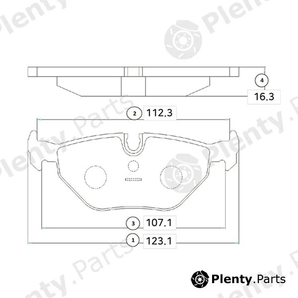 CTR GK0002 — Brake Pad Set, disc brake