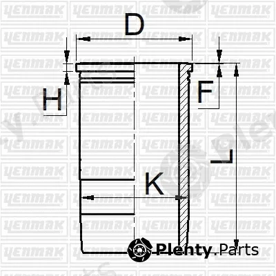 Yenmak 51-05595-000 — Cylinder Sleeve