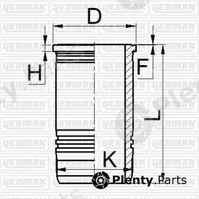 Yenmak 51-05228-000 — Cylinder Sleeve