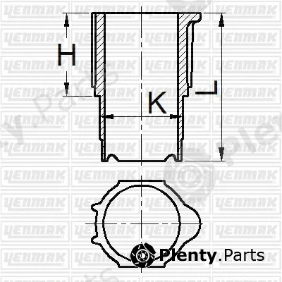 Yenmak 51-95908-000 — Cylinder Sleeve