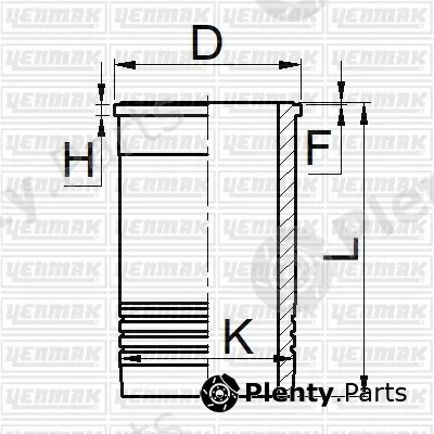 Yenmak 51-05273-000 — Cylinder Sleeve