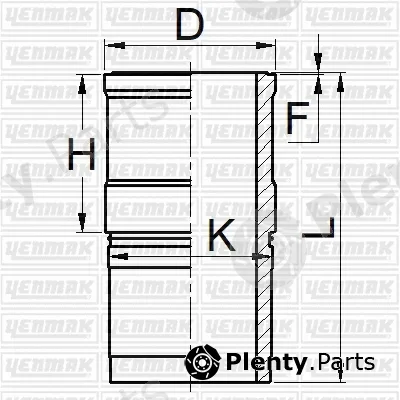 Yenmak 51-05195-000 — Cylinder Sleeve