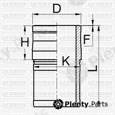Yenmak 51-05190-000 — Cylinder Sleeve