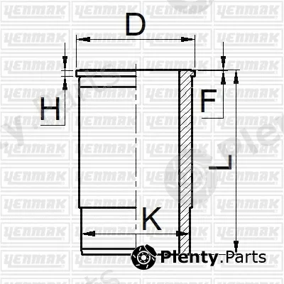 Yenmak 51-05510-000 — Cylinder Sleeve