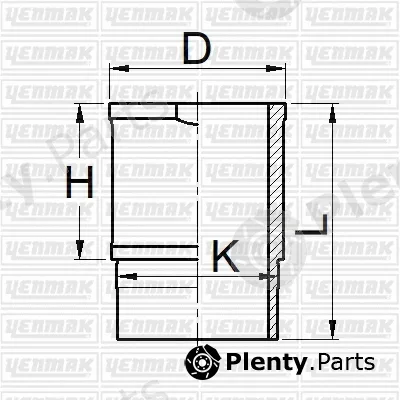 Yenmak 51-05889-000 — Cylinder Sleeve