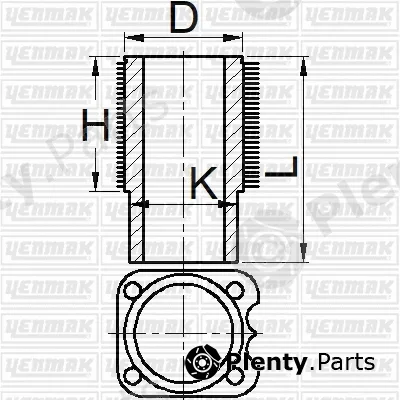 Yenmak 51-95512-000 — Cylinder Sleeve
