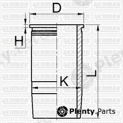 Yenmak 51-05605-000 — Cylinder Sleeve