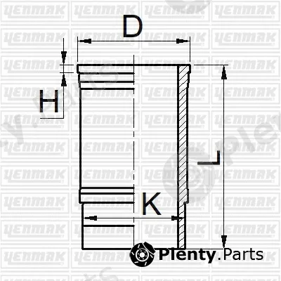Yenmak 51-05891-000 — Cylinder Sleeve