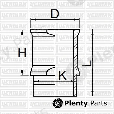 Yenmak 51-05872-000 — Cylinder Sleeve