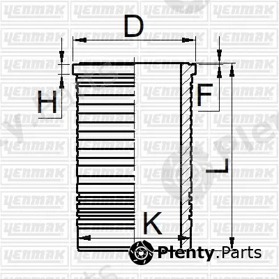Yenmak 51-05203-000 — Cylinder Sleeve