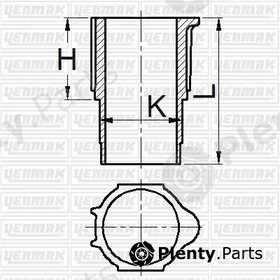Yenmak 51-95907-000 — Cylinder Sleeve