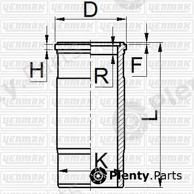Yenmak 51-06058-000 — Cylinder Sleeve