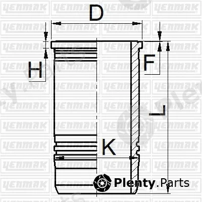 Yenmak 51-06045-000 — Cylinder Sleeve