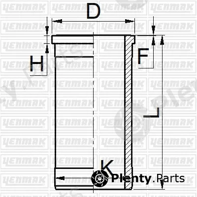 Yenmak 51-06052-000 — Cylinder Sleeve
