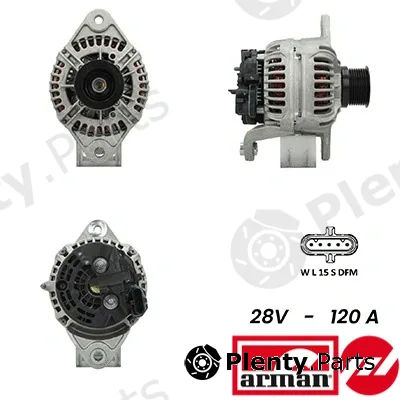 Fispa A24BH0086AS — Alternator ARMAN