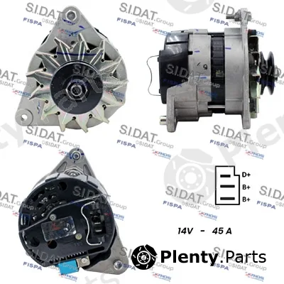Fispa A12LU0058 — Alternator